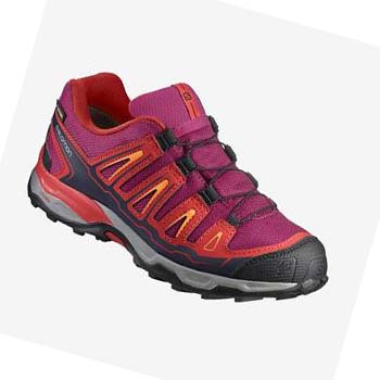 Salomon X-ULTRA MID GORE-TEX Çocuk Yürüyüş Ayakkabısı Kırmızı | TR 2035VRW